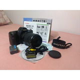 Canon Eos 5d Digital 12.8 Mg Com Lente 70-300 Mm 1:4-5.6 