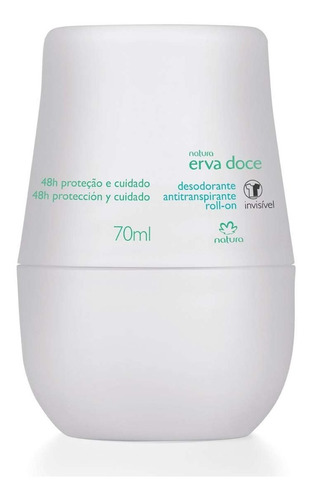 Desodorante Erva Doce Roll On Natura - Antimanchas