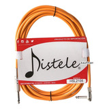 Cable Distele 4.5m Para Guitarra O Bajo Con Plug Escuadra