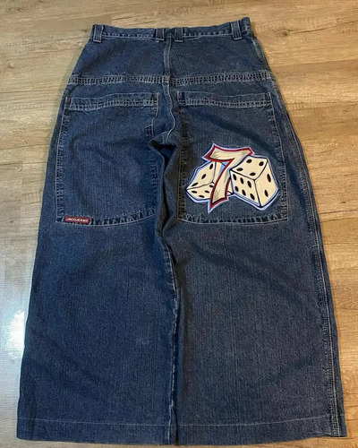 Vaqueros Anchos Harajuku Y2k Hip Hop Jnco Para Hombre, Estil