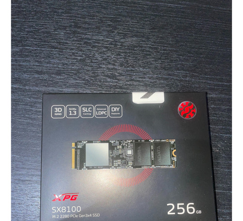 Ssd M.2 Nvme Xpg Sx8100 256 Gb