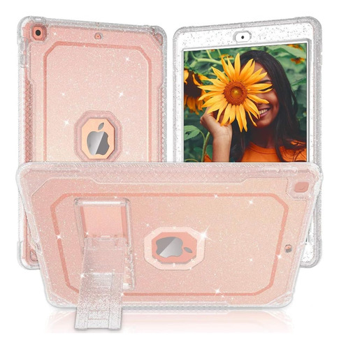 Funda New iPad 2021 Zonefoker 9/8/7 Gen Brillo Claro