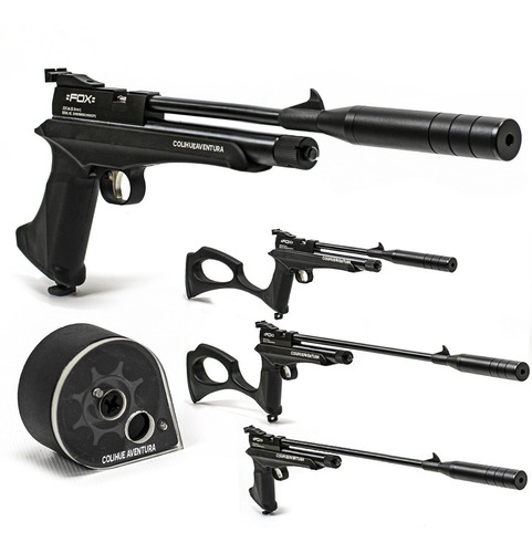 Pistola / Rifle Co2 Fox Mod Cp2 Batman Cal 5,5mm
