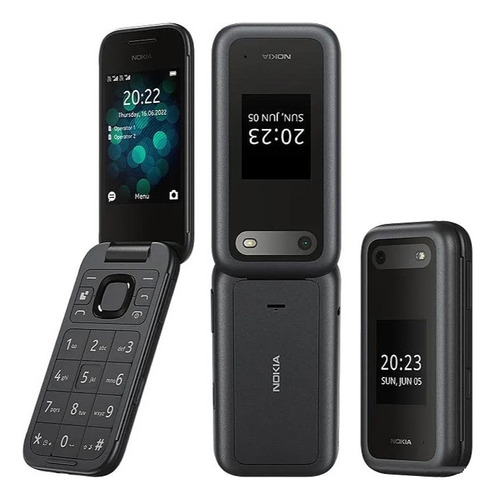 Celular Flip Nokia Simples Com Tampa Para Idosos Tecla 