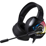 Audifonos Diadema Gamer Rgb Microfono Con Cancelacion Ruido