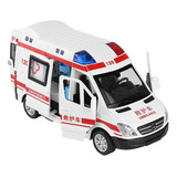 Modelo De Ambulancia De Aleación De Simulación Toys 5 Open D