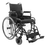 Cadeira De Rodas De Aço Dobrável Assento 48 Cm D400 Dellamed