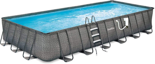 Summer Waves Elite Juego De Piscina Rectangular Para Exterio