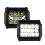 Par Faros 19 Led 4x2 Auxiliar Dually C/ Estrobo Tunix