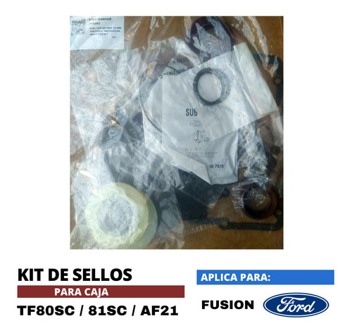 Kit De Sellos Tf80sc / Tf81sc / Af21 Ford Fusion Foto 3