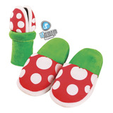 Pantuflas Slippers Planta Piraña Carnivora Mario Bros 