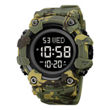 Reloj Digital Con Esfera Grande, Para Hombre, Militar