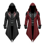 Chaqueta Con Capucha Estilo Gótico Assassin Creed Cosplay