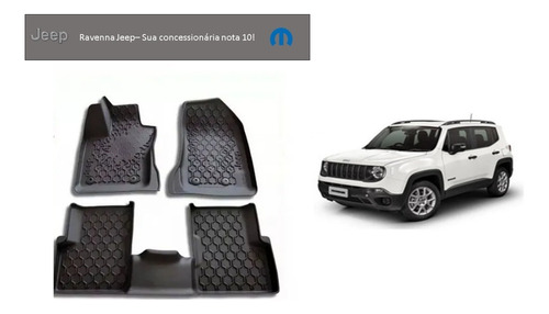 Tapete De Borda Elevadas Para Jeep Renegade - Original Mopar