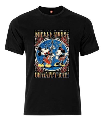 Remera Estampada Varios Diseños Mickey Mouse Musical