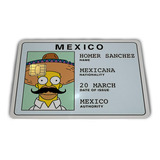 Sticker Para Tarjeta Modelo (6004510tcb) Homero