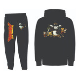 Conjuntos Cap Sudadera Y Jogger Kung Fu Panda