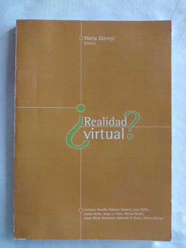 Libro Realidad Virtual Marta Zatonyi Ediciones Geka