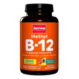 Suplemento En Comprimidos Masticables Jarrow Formulas  Methyl Methyl B-12 Vitamina B12 Sabor Tropical En Pote 100 Un