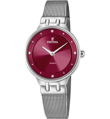 Reloj Festina F20597.2 Para Mujer Mademoiselle Clasico Acero