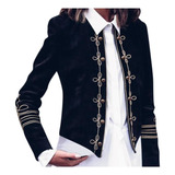 Abrigo De Mujer Retro Steampunk Gothic Military Cardi Jacket