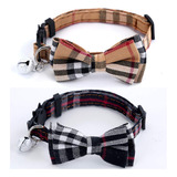 Collares Perros Y Gatos Pequeños Breakaway Bell Bowtie...