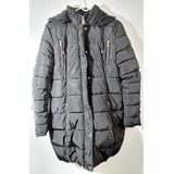 Campera Larga Inflable Impermeable 