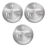 Baterias Cr2330 Panasonic De Litio 3v Coin Cell  3unidades 