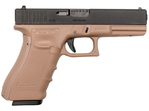 Pistola A Gas We G17 Gen4 Airsoft Green Gas Blowback