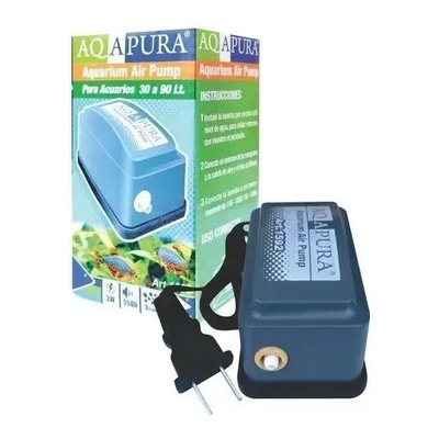 Bomba De Aire Para Pecera Peces Acuario 30 A 90 L 1592 | MercadoLibre