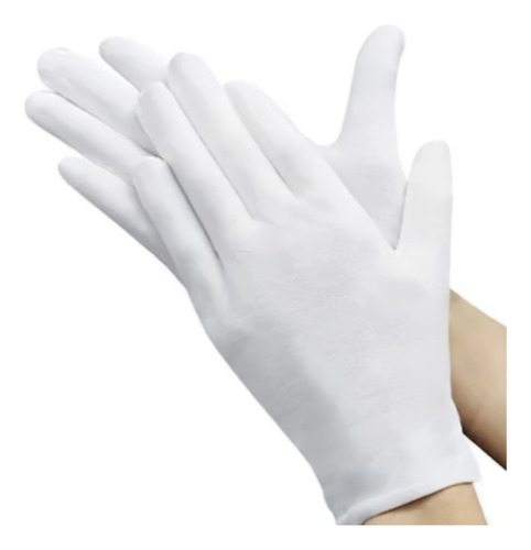 Par De Guantes Blancos Para Desfiles Y Ceremonias