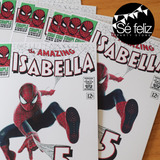 Libros P/ Colorear Personalizados. Temática Spiderman