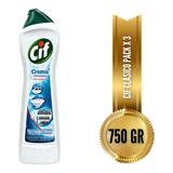 Cif Crema Original Unilever 750 G X 3 Unidades