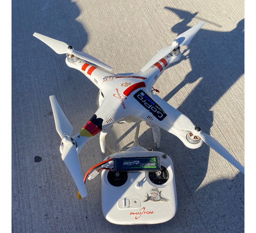 Drone Dji Phantom 1 White Y Red 2.4ghz Con Gimbal