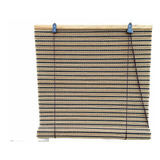 Cortina Bambu Enrrollable 90x125 Apta Exterior Importada Mn