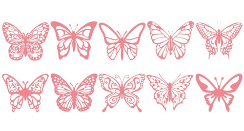 Mariposas Stickers De Vinilo Para Decoración, Hogar Etc