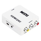 Conversor Hdmi A Rca Adaptador Tv Tubo Play Convertidor