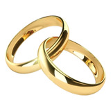Aliança Avulsa Ouro 18k Banhada Casamento 4mm