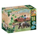 Juego Playmobil Wiltopia Cuidado Del Oso Hormiguero 39 Pc 3+