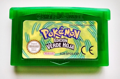 Pokemon Leaf Verde Compatible Con Gameboy Advance Nuevo