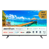 Smart Tv Britânia 50'' 4k Led Btv50g2s Chromecast Built In