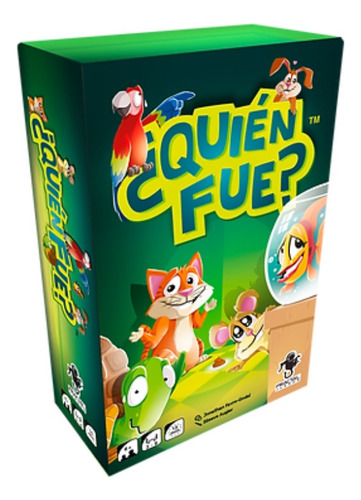 ¿quién Fué? Juego De Mesa Fractal Diversión Familia Fiesta