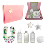 Kit Caja Regalo Empresarial Mujer Spa Jazmín Relax Set N22