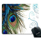 Mouse Pad -alfombrilla P/mouse Rectangular- Plima Pavo Real