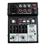 Consola Mixer Moon Mc302 Usb Portatil 3 Canales Esdj