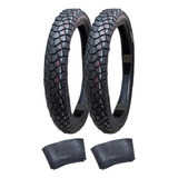 Llanta 300-17 + 275-17 Power Tire + 2 Camaras Ft150 Grafito