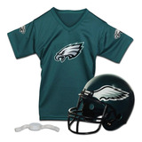 Uniforme Casco Y Jersey Aguilas Philadelphia Eagles Niños