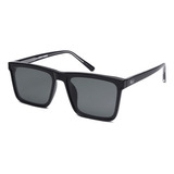 Lentes Vulk Mod Blitz Mate Black S10 Polarizado Marky Ramone Color De La Lente Negro Color De La Varilla Negro Mate Color Del Armazón Negro Mate Diseño Rectangular