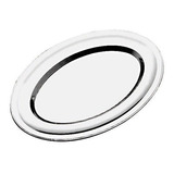 Travessa Inox Oval 30cm - Kehome