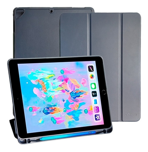 Funda Smart Case Con Espacio Lapiz Para iPad 9.7 Air 1/air 2